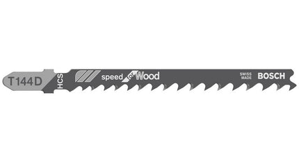 Bosch T 144 D Stichsägeblätter Speed for Wood 5 Stk. 100 mm ( 2608630040 ) - Toolbrothers