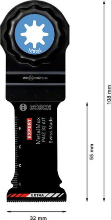 Bosch EXPERT PAIZ 32 AIT Tauchsägeblatt Starlock Plus 32 x 50 mm 1 Stk. ( 2608900019 ) für Metall Carbide MetalMax - Nachfolger von 2608662555