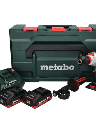 Perceuse à percussion sans fil Metabo SB 18 LTX BL I 18 V 130 Nm sans balais + 2 batteries 4,0 Ah + chargeur + métaBOX