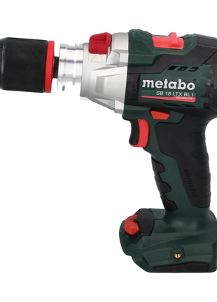 Perceuse à percussion sans fil Metabo SB 18 LTX BL I 18 V 130 Nm sans balais + 2 batteries 4,0 Ah + chargeur + métaBOX