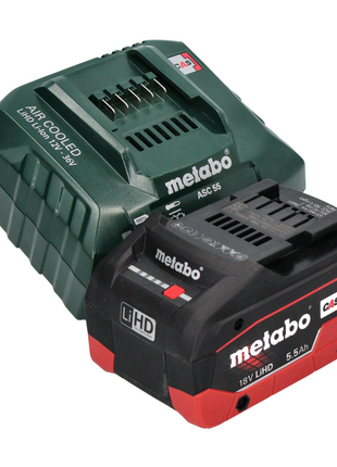 Metabo SB 18 LTX BL I Akku Schlagbohrschrauber 18 V 130 Nm Brushless + 1x Akku 5,5 Ah + Ladegerät + metaBOX