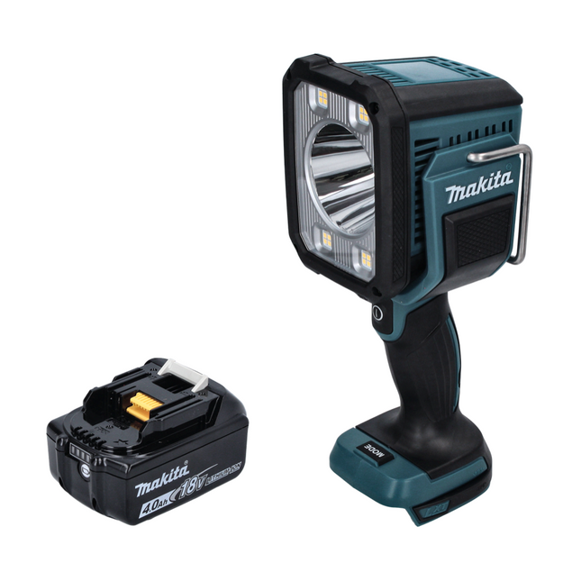Makita DML 812 M1 Akku LED Handstrahler Taschen Lampe 18 V 1250 lm + 1x Akku 4,0 Ah - ohne Ladegerät