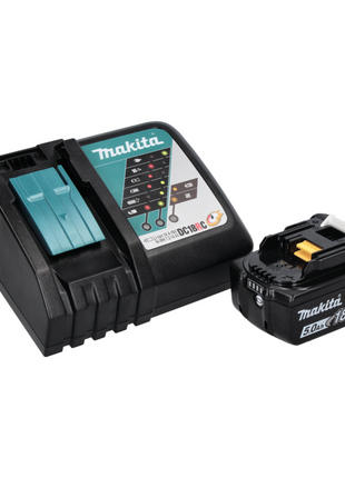 Makita DML 812 RT1 Akku LED Handstrahler Taschen Lampe 18 V 1250 lm + 1x Akku 5,0 Ah + Ladegerät