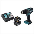 Makita DHP 485 RT Akku Schlagbohrschrauber 18 V 50 Nm Brushless + 2x Akku 5,0 Ah + Ladegerät
