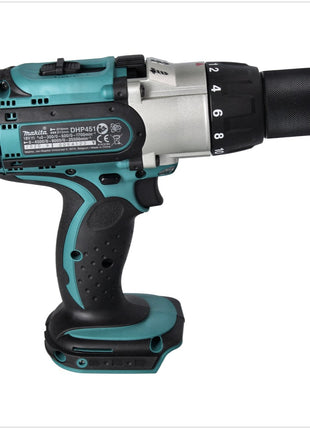 Makita DHP 451 F1 Perceuse-visseuse à percussion sans fil 80 Nm 18V + 1x Batterie 3,0 Ah - sans chargeur