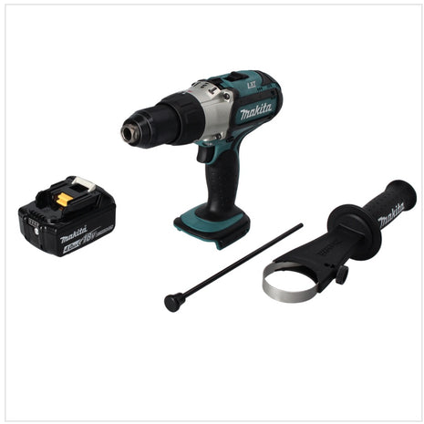 Taladro percutor inalámbrico Makita DHP 451 M1 18 V 80 Nm + 1x batería 4,0 Ah - sin cargador