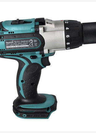 Makita DHP 451 RT1 Akku Schlagbohrschrauber 18 V 80 Nm + 1x Akku 5,0 Ah + Ladegerät