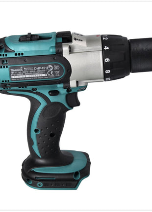 Makita DHP 451 RG1 Akku Schlagbohrschrauber 18 V 80 Nm + 1x Akku 6,0 Ah + Ladegerät