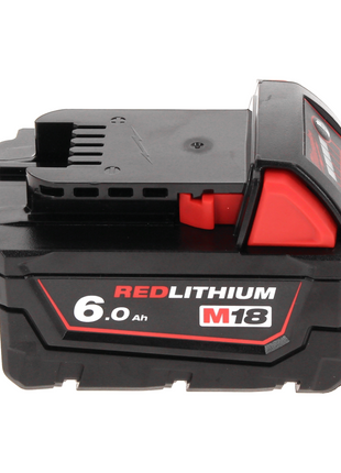 Milwaukee M18 NRG-602 Starter Set 2x Akku 18 V 6,0 Ah / 6000 mAh ( 2x 4932451244 ) + M12-18 FC Schnell Ladegerät ( 4932451079 )