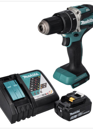 Makita DHP 484 RT1 Akku Schlagbohrschrauber 18 V 54 Nm Brushless + 1x Akku 5,0 Ah + Ladegerät