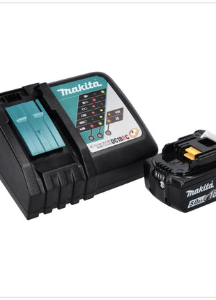 Makita DHP 484 RT1 Akku Schlagbohrschrauber 18 V 54 Nm Brushless + 1x Akku 5,0 Ah + Ladegerät