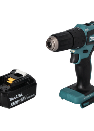 Taladro percutor inalámbrico Makita DHP 483 F1 18 V 40 Nm sin escobillas + 1x batería 3,0 Ah - sin cargador