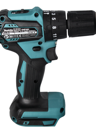 Makita DHP 483 RF Akku Schlagbohrschrauber 18 V 40 Nm Brushless + 2x Akku 3,0 Ah + Ladegerät