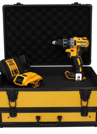 Perceuse-visseuse sans fil DeWalt DCD 791 P1 TX 18 V 70 Nm sans balais + 1x batterie 5,0 Ah + chargeur + coffret TX