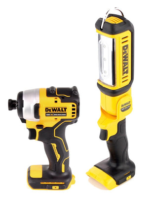 DeWalt DCD 791 P1 TX Akku Bohrschrauber 18 V 70 Nm Brushless + DCL 050 Akku Lampe 18 V + 1x Akku 5,0 Ah + Ladegerät + Gliedermaßstab + TX Koffer