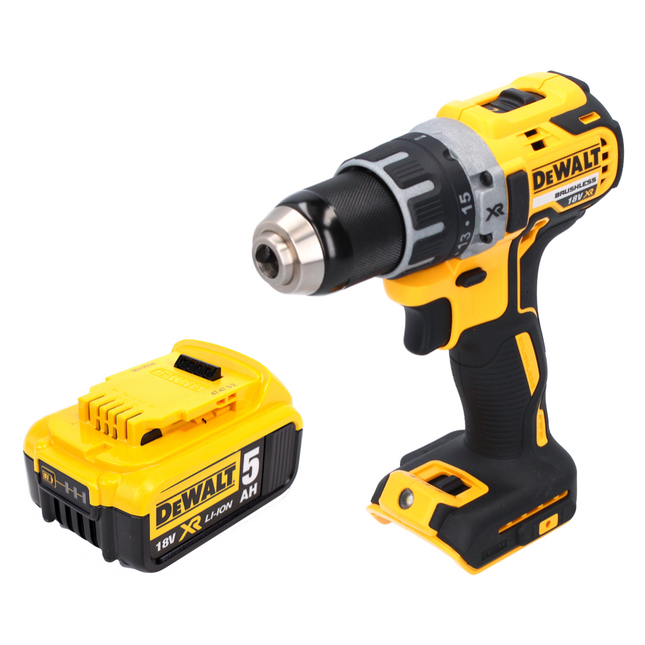 DeWalt DCD 791 N Akku Bohrschrauber 18 V 70 Nm Brushless + 1x Akku 5,0 Ah - ohne Ladegerät