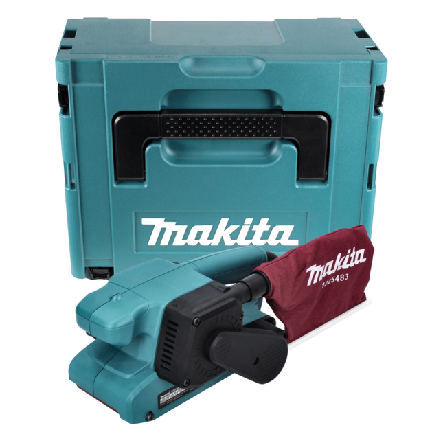 Makita 9910 J Elektro Bandschleifer 650 W 76 mm + Makpac