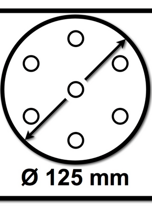 Makita Stützteller Schleifteller 125 mm ( 197922-4 ) für Exzenterpolierer DPO / PO