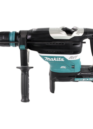 Martillo combinado a batería Makita DHR 400 ZKU 36 V (2 x 18 V) 8,0 J SDS Max Brushless + juego de aspiración + maletín - sin batería, sin cargador