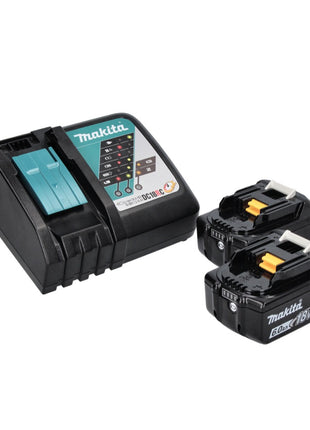 Makita DHP 458 RGJ Perceuse-visseuse à percussion sans fil 18 V 91 Nm + 2x Batteries 6,0 Ah + Chargeur + Makpac