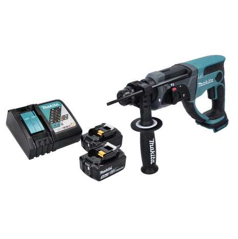 Makita DHR 202 RT Perforateur sans fil 18 V 2,0 J SDS Plus + 2x Batteries 5,0 Ah + Chargeur