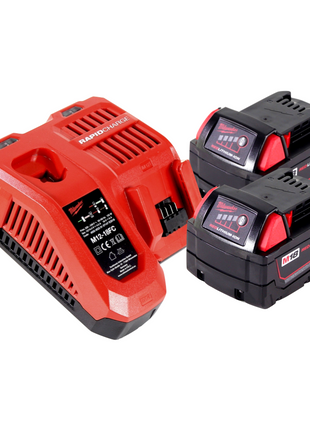 Taladro percutor inalámbrico Milwaukee M18 BLPD2-302 FC 18 V 82 Nm sin escobillas + 2x baterías 3,0 Ah + cargador