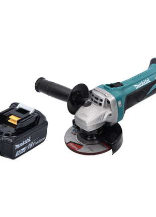 Makita DGA 452 F1 Akku Winkelschleifer 18 V 115 mm + 1x Akku 3,0 Ah - ohne Ladegerät