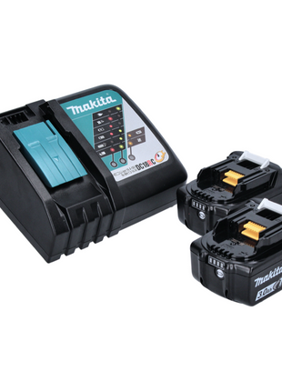 Makita DUR 368 ARF débroussailleuse à batterie 36 V (2 x 18 V) sans balais à deux poignées + 2x batterie 3,0 Ah + chargeur