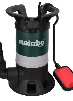 Pompe submersible électrique pour eaux usées Metabo PS 7500 S 450 W 7 500 l/h 5 m de profondeur (0250750000)