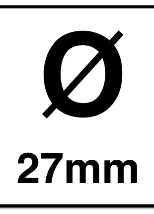 Festool D 27 DM-AS/CT Anschlussmuffe 27 mm Antistatik ( 202346 ) für alle Elektrowerkzeuge mit D27 Flansch und Reinigungszubehör - Toolbrothers