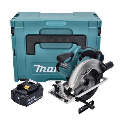 Makita DSS 611 F1J scie circulaire sans fil 18 V 165 mm + 1x batterie 3,0 Ah + Makpac - sans chargeur