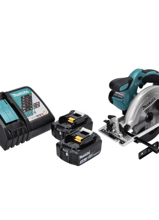 Makita DSS 611 RF scie circulaire sans fil 18 V 165 mm + 2x batteries 3,0 Ah + chargeur