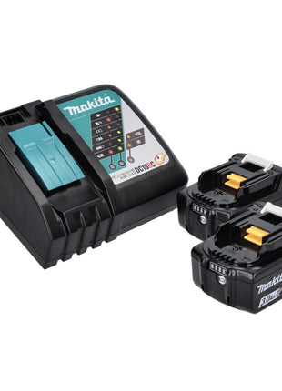 Makita DSS 611 RF scie circulaire sans fil 18 V 165 mm + 2x batteries 3,0 Ah + chargeur