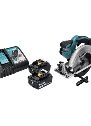 Makita DSS 611 RT Akku Handkreissäge 18 V 165 mm + 2x Akku 5,0 Ah + Ladegerät