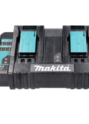 Makita DC 18 SH Doppel Ladegerät 2x 14,4 V 2x 18 V ( 36 V ) LXT ( 199687-4 ) 2,6 Ampere Ladestrom