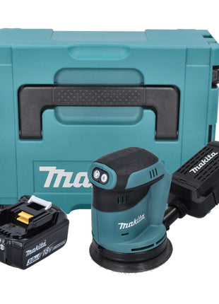 Makita DBO 180 F1J Akku Exzenterschleifer 18 V 125 mm + 1x Akku 3,0 Ah + Makpac - ohne Ladegerät - Toolbrothers