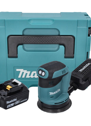 Makita DBO 180 G1J Akku Exzenterschleifer 18 V 125 mm + 1x Akku 6,0 Ah + Makpac - ohne Ladegerät - Toolbrothers