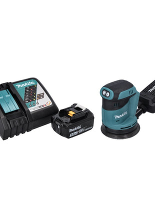 Makita DBO 180 RF1 Akku Exzenterschleifer 18 V 125 mm + 1x Akku 3,0 Ah + Ladegerät - Toolbrothers