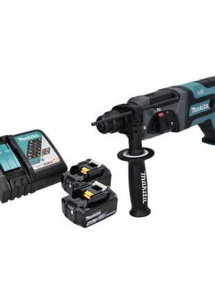 Taladro percutor inalámbrico Makita DHR 241 RM 18 V 2,0 J SDS plus + 2x baterías 4,0 Ah + cargador