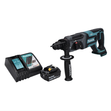 Taladro percutor inalámbrico Makita DHR 241 RG1 18 V 2,0 J SDS plus + 1x batería 6,0 Ah + cargador