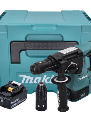 Taladro percutor inalámbrico Makita DHR 243 F1J 18 V 2,0 J SDS plus sin escobillas + 1x batería 3,0 Ah + Makpac - sin cargador