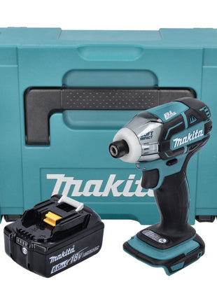 Makita DTS 141 G1J Akku Impulsschrauber 18 V 40 Nm 1/4" Brushless + 1x Akku 6,0 Ah + Makpac - ohne Ladegerät