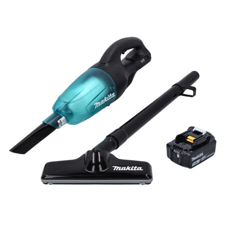 Makita DCL 180 F1 B Aspirateur sans fil 18 V - noir + 1x Batterie 3,0 Ah - sans chargeur