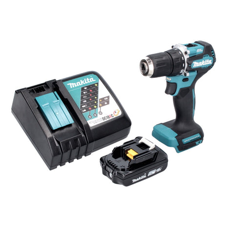 Makita DDF 487 RA1 taladro atornillador inalámbrico 18 V 40 Nm sin escobillas + 1x batería 2,0 Ah + cargador