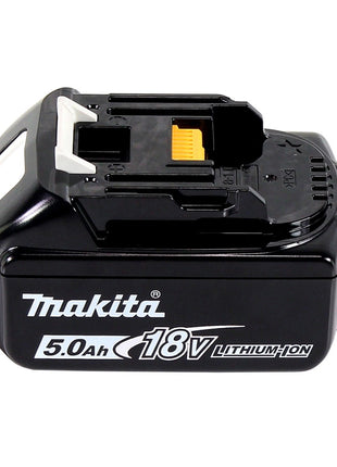 Makita DBN 500 T1 Cloueur à tête d'emballage avec batterie 18 V 15-50 mm + 1x batterie 5,0 Ah - sans chargeur