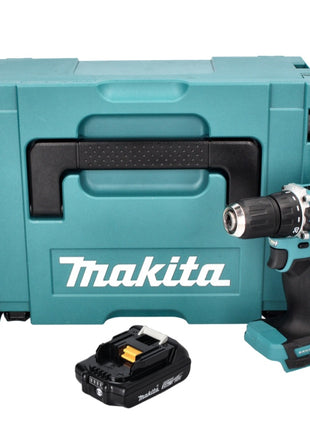 Makita DDF 487 A1J Akku Bohrschrauber 18 V 40 Nm Brushless + 1x Akku 2,0 Ah + Makpac - ohne Ladegerät