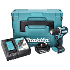 Makita DDF 487 RF1J Akku Bohrschrauber 18 V 40 Nm Brushless + 1x Akku 3,0 Ah + Ladegerät + Makpac - Toolbrothers