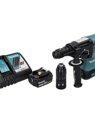 Taladro percutor a batería Makita DHR 243 RF1 18 V SDS plus sin escobillas + 1x batería 3,0 Ah + cargador