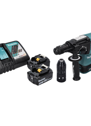 Makita DHR 243 RM Akku Bohrhammer 18 V SDS plus Brushless + 2x Akku 4,0 Ah + Ladegerät