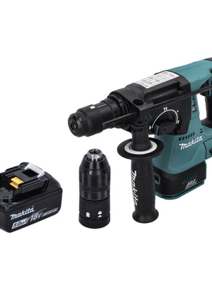 Makita DHR 243 T1 Akku Bohrhammer 18 V SDS plus Brushless + 1x Akku 5,0 Ah - ohne Ladegerät